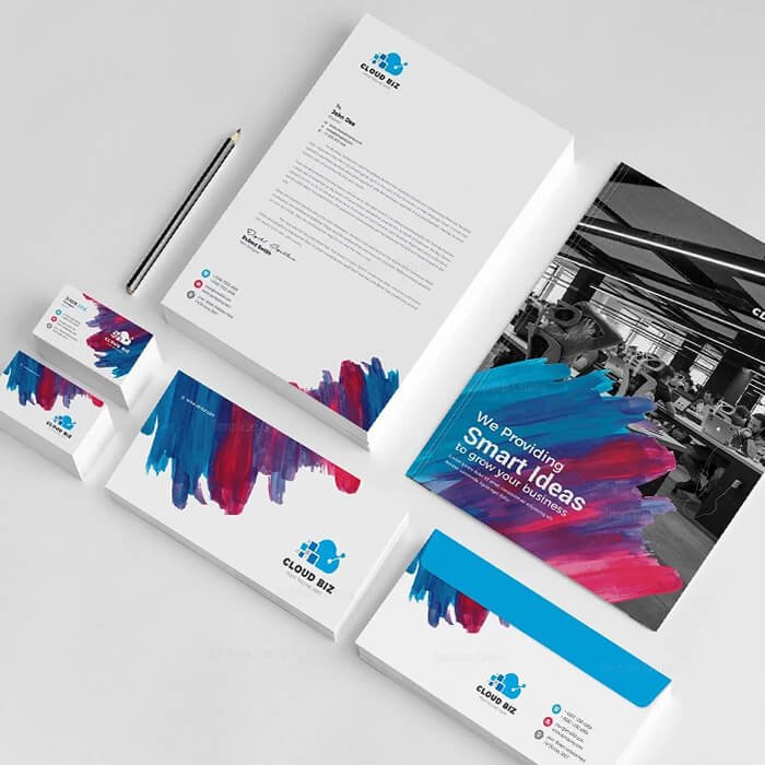 custom business stationery design 53